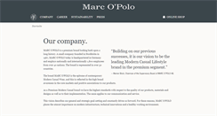 Desktop Screenshot of company.marc-o-polo.com