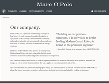 Tablet Screenshot of company.marc-o-polo.com